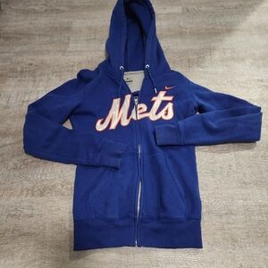 Nike MLB New York Mets Royal Blue Full Zip Sweatshirt Size XS
